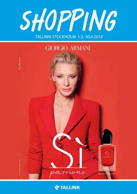 Tallinn-Stockholm May-June 2018 Tallink Summer Shopping catalogue – light version