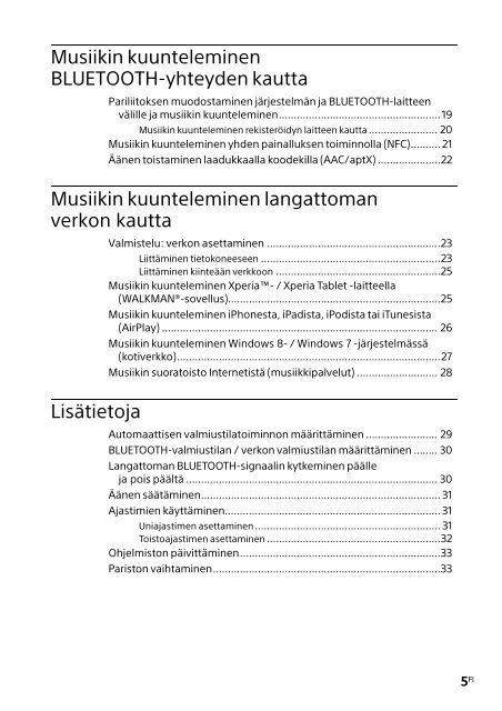 Sony CMT-X7CDB - CMT-X7CDB Mode d'emploi Finlandais