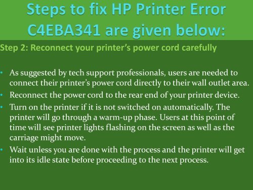 Cal +1-8005-97-1052 Fix HP Printer Error C4EBA341 | Printer Support 