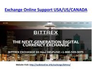 Bittrex Exchange Phone Number