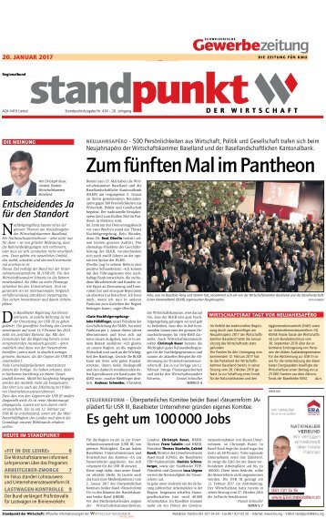 Standpunkt 438, 20.1.2017