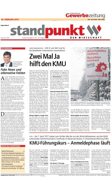 Standpunkt 439, 10.2.2017