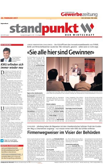 Standpunkt 440, 24.2.2017