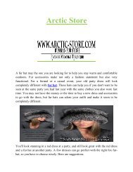 Winter Fur Hat | Russian fur hats | Arctic-Store