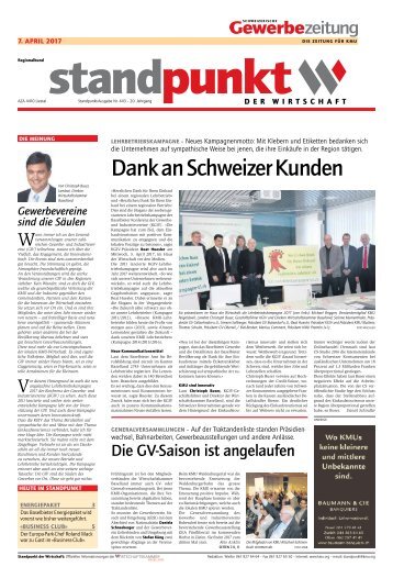 Standpunkt 443, 7.4.2017