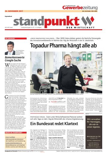 Standpunkt 455, 24.11.2017