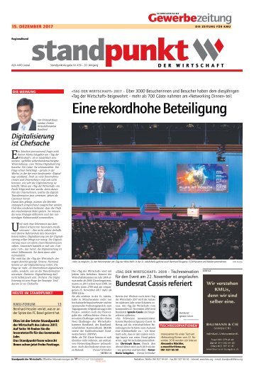 Standpunkt 456, 15.12. 2017