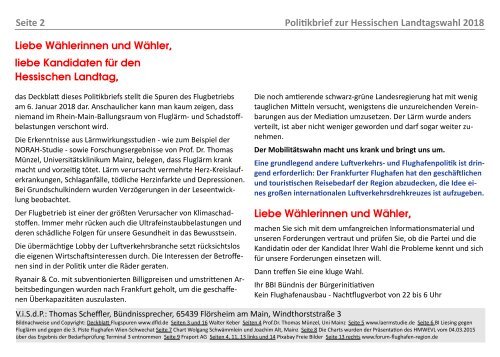 BBI-Politikbrief zur Hessischen Landtagswahl 2018 (Stand 18.04.2018)