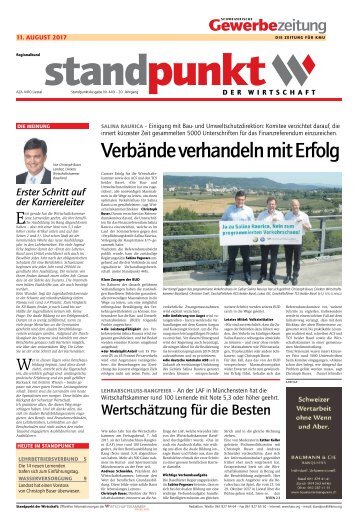 Standpunkt 449, 11.8.2017