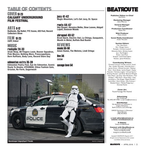 BeatRoute Magazine [AB] print e-edition - [April 2018]