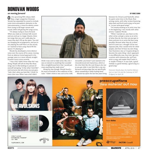 BeatRoute Magazine [AB] print e-edition - [April 2018]