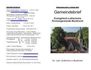 Evangelisch-Lutherische Kirchengemeinde Bockhorst - Herzlich ...