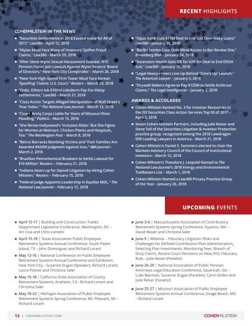 Shareholder Advocate Spring 2018