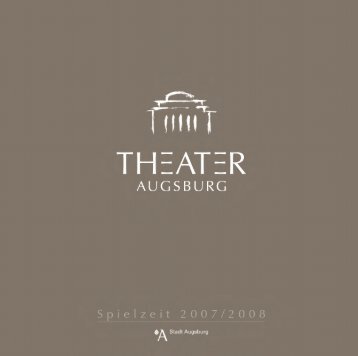Spielzeitheft - Theater Augsburg