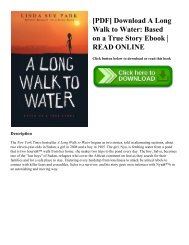[PDF] Download A Long Walk to Water Based on a True Story Ebook  READ ONLINE