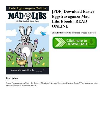 [PDF] Download Easter Eggstravaganza Mad Libs Ebook  READ ONLINE