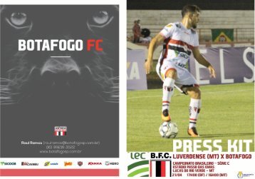 PRESS KIT: Botafogo x Luverdense (MT) - Camp. Brasileiro Série C - 21/04/2018