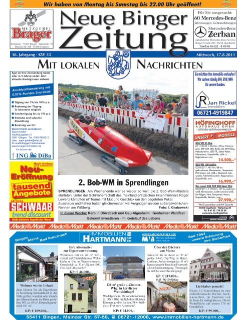 KW33 - Neue Binger Zeitung