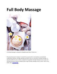 6 massage in London