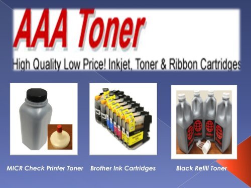 High Quality Toner at Low Price