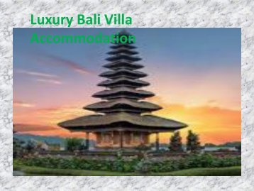 villas for rent in seminyak