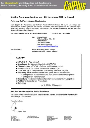 Antwort - CalPlus GmbH