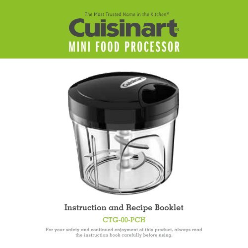 cuisinart chopper manual