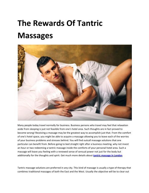 Tantric massage nice