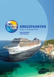 THOMASCOOK Kreuzfahrten 2013