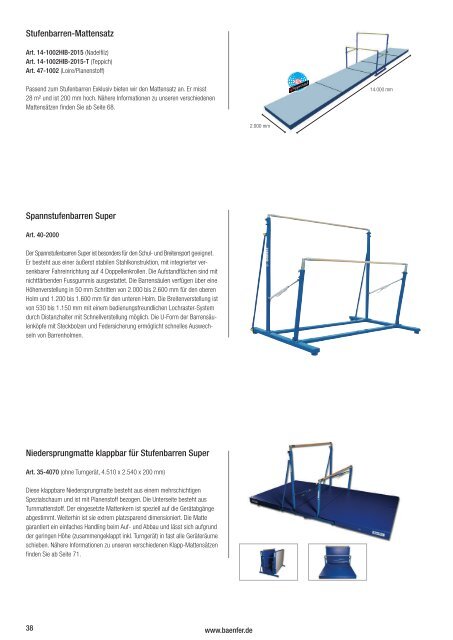 Bänfer Turnkatalog 