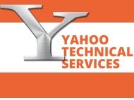 Yahoo Techncial Services - You Can't Miss!!!