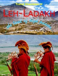 Travel Itineraries of - Leh Ladakh