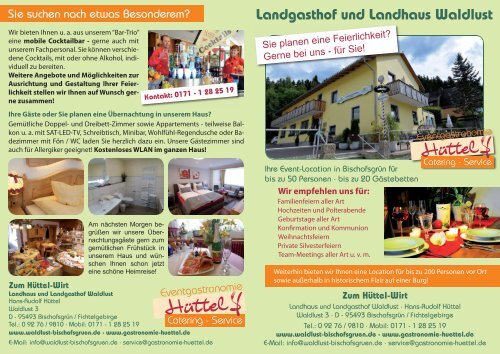 Eventflyer Waldlust