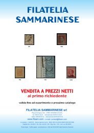 VENDITA A PREZZI NETTI - Filatelia Sammarinese