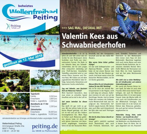 Altlandkreis Ausgabe Mai/Juni 2018 - Das Magazin für den westlichen Pfaffenwinkel