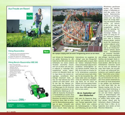 Tassilo, Ausgabe Mai/Juni 2018 - Das Magazin rund um Weilheim und die Seen