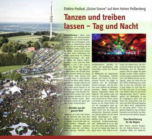 Tassilo, Ausgabe Mai/Juni 2018 - Das Magazin rund um Weilheim und die Seen