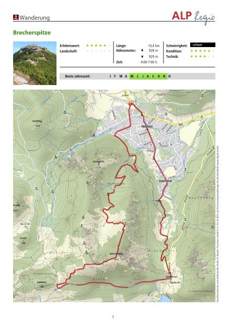 Wanderung Brecherspitze - Alpenregion Tegernsee Schliersee