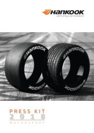 Hankook Motorsport Press Kit 2018_ENG