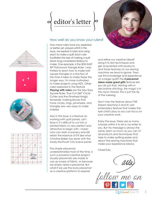 QUILTsocial | Issue 10