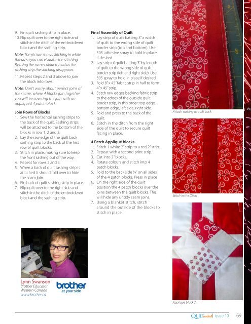 QUILTsocial | Issue 10