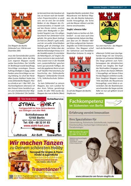 Gazette Steglitz Februar 2017