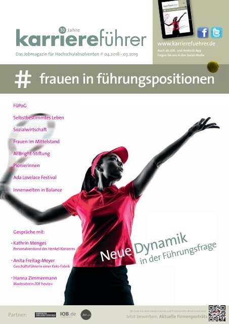 Karrierefuhrer Frauen In Fuhrungspositionen Neue Dynamik In Der Fuhrungsfrage