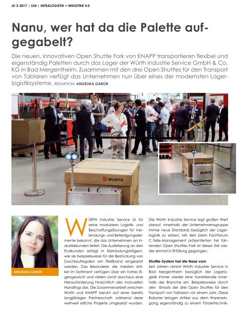 LOGISTIK express Fachzeitschrift | 2017 Journal 3