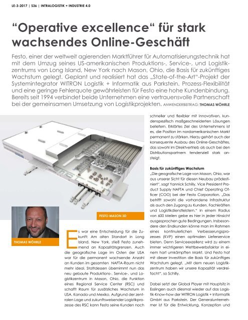 LOGISTIK express Fachzeitschrift | 2017 Journal 3