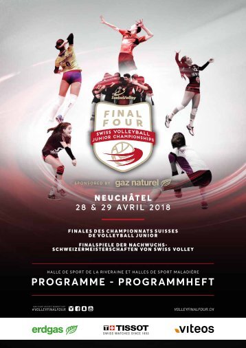 Programme Swiss Volley Final Four 2018