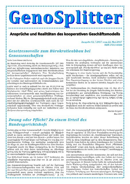 GenoSplitter 2017-02