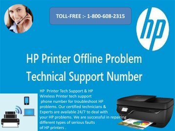 HP Printer tech customer support Phone Number