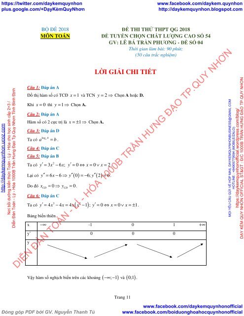 Bộ đề thi thử THPT QG 2018 Các môn TOÁN - LÍ - HÓA Các trường THPT Cả nước CÓ HƯỚNG DẪN GIẢI (Lần 15) [DC23042018]