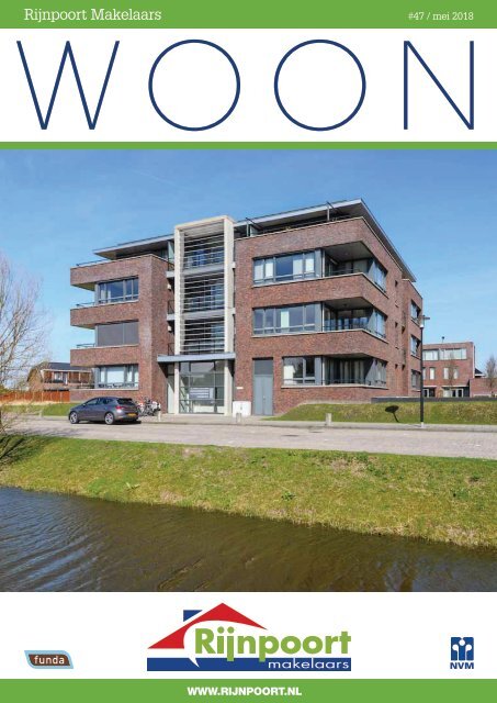 Rijnpoort Makelaars WOON magazine #47, uitgave mei 2018